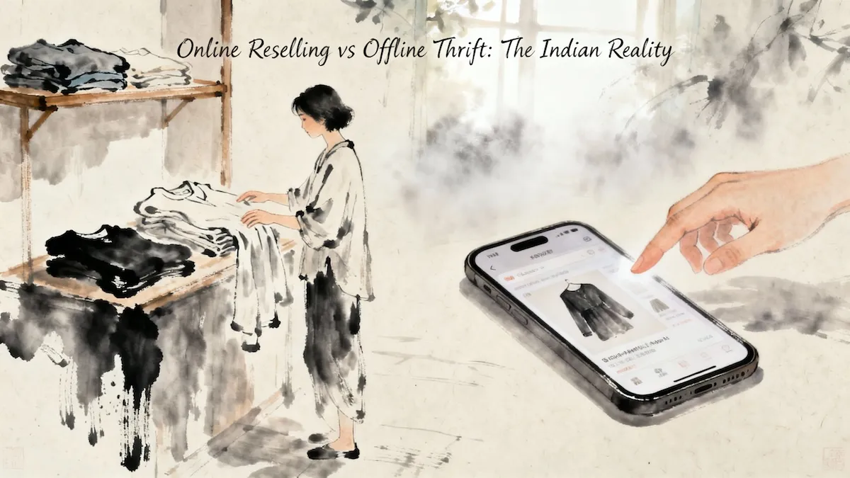 Online Reselling vs Offline Thrift: The Indian Reality
